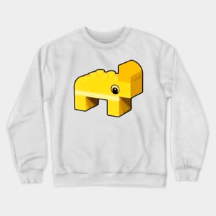 Brick Animals: Rhinoceros Crewneck Sweatshirt